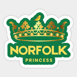 Norfolk Princess Sticker